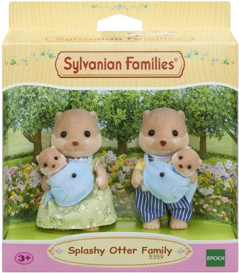 Sylvanian Families Splashy Oterfamilie - 4 figurer