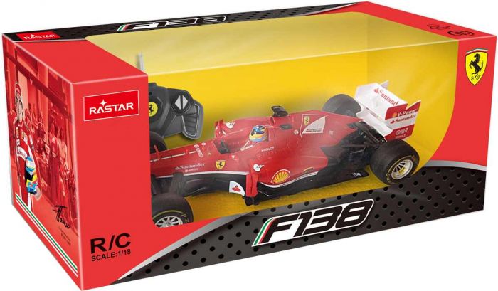 Rastar RC 1:18 Ferrari F1 F138 radiostyrt racerbil