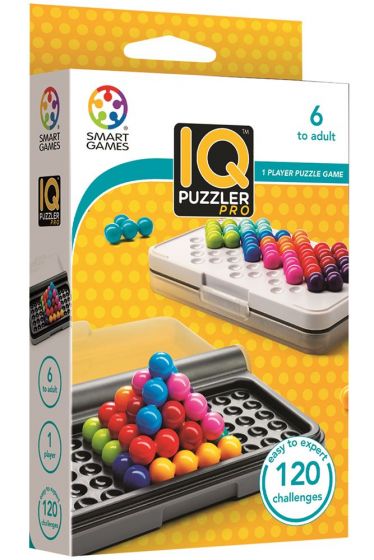 SmartGames IQ Puzzler Pro logikspel med 120 utmaningar - pusselutmaning från 6 år