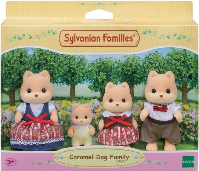 Sylvanian Families Caramel hundefamilie - 4 figurer