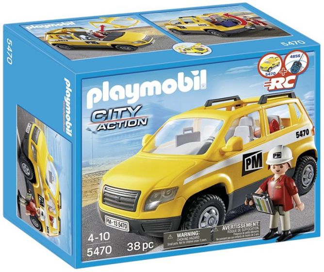 Playmobil City Action projektledarbil 5470