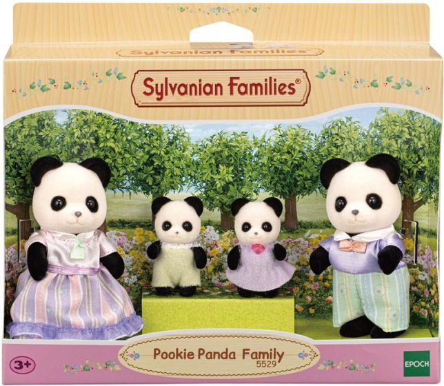 Sylvanian Families Pookie Pandafamilie - 4 figurer