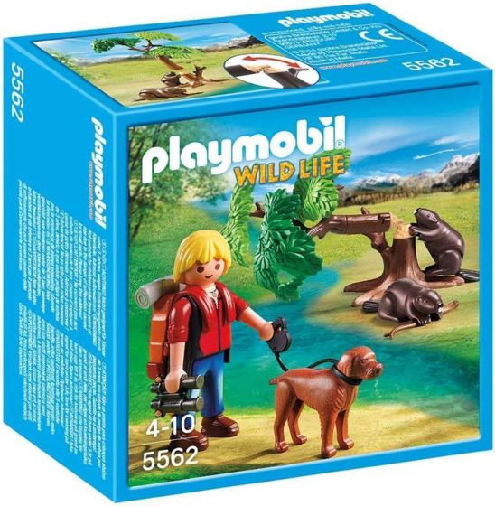 Playmobil Wild Life bävrar och figur - 5562