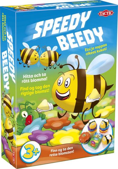 Speedy Beedy - taktiskt spel för barn - hitta och ta den rätta blomman