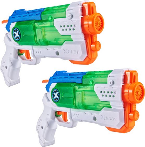Zuru X-shot Micro Fast-Fill - 2 X-shot vattenpistoler som fylls på 1 sekund