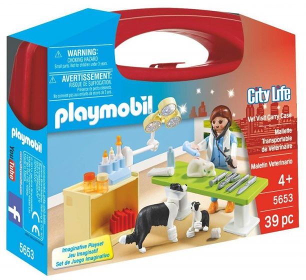 Playmobil City Life Ta med-lekesett Veterinær 5653