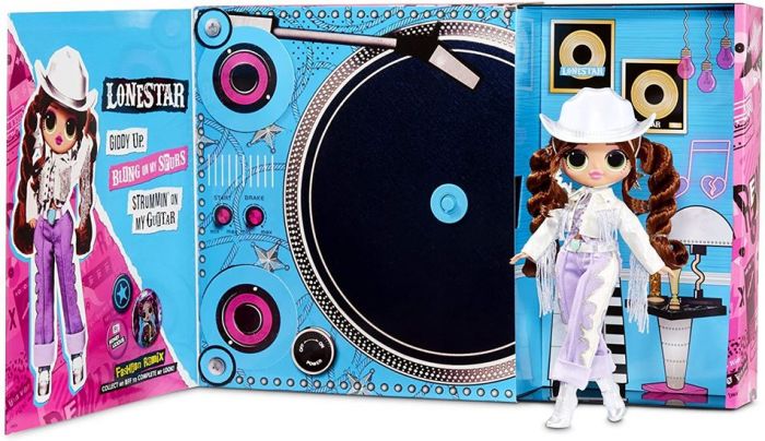 LOL Surprise OMG Remix Doll Lonestar - modedocka med 25 överraskningar