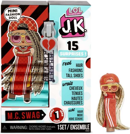 LOL Surprise J.K. Doll - med 15 overraskelser - M.C Swag