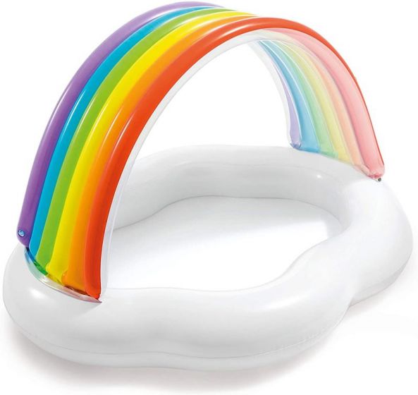 Intex Rainbow Cloud Baby Pool - oppustelig børnepool med regnbue - 82 liter