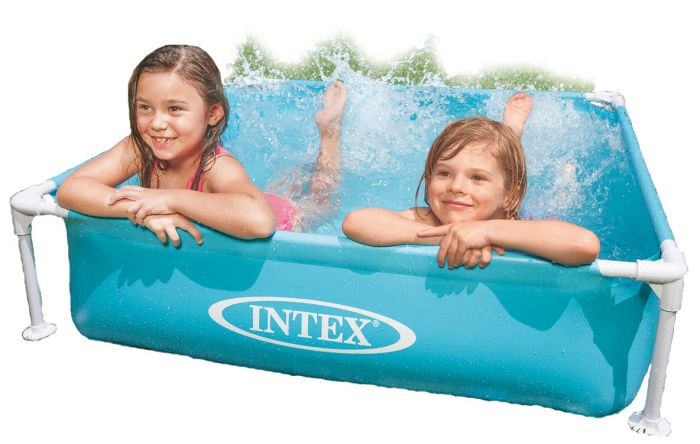 Intex Small Frame Pool - mini rammepool - 122 x 122 x 30 cm
