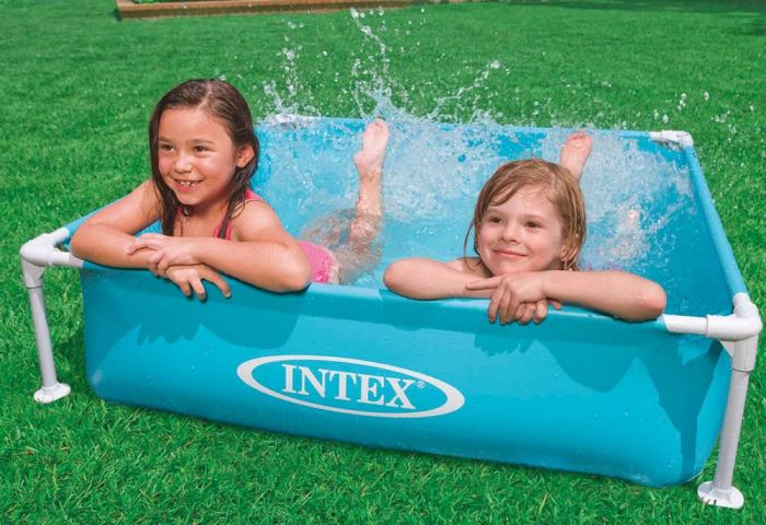 Intex Small Frame Pool - mini rambassäng - 122 x 122 x 30 cm