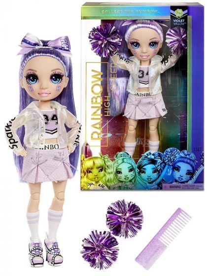 Rainbow High Cheer Doll - Violet Willow docka