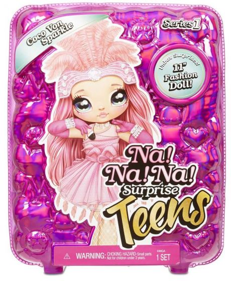 Na Na Na Surprise Teens Doll - Coco Von Sparkle docka - 28 cm