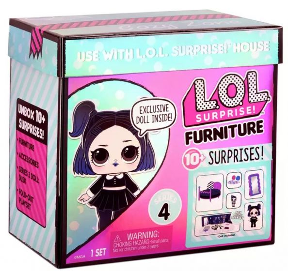 LOL Surprise möbelset Mysig zon - med Dusk docka och över 10 överraskningar