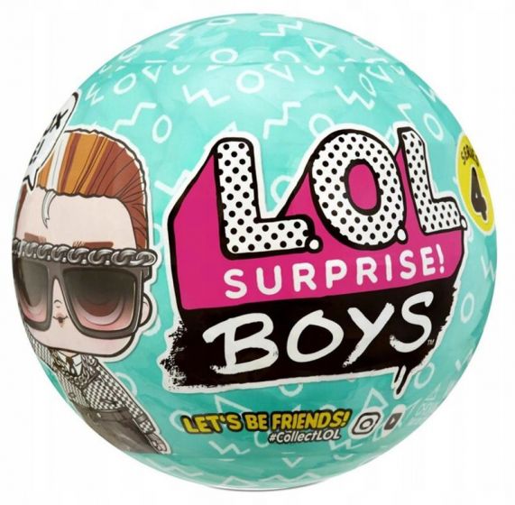 LOL Surprise Boys docka i boll - Series 4 med 7 överraskningar