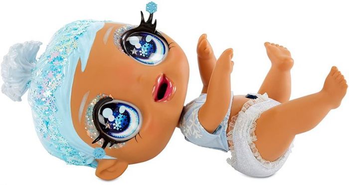 Glitter Babyz Doll Snowflake - fargeendrende dukke med tilbehør 