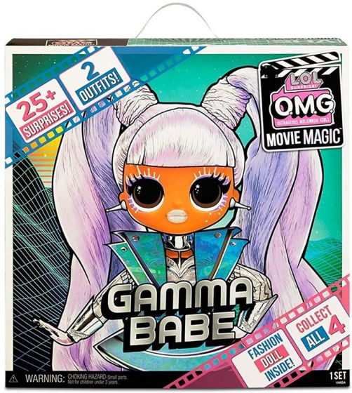 LOL Surprise OMG Movie Magic - Gamma Babe motedukke med 25 overraskelser 