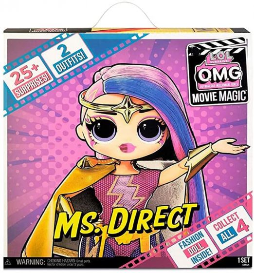 LOL Surprise OMG Movie Magic - Ms. Direct motedukke med 25 overraskelser 