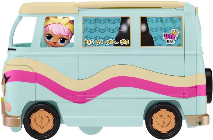 LOL Surprise Grill & Groove 5i1 Camper - legetøjsbil og camper med tilbehør og klistermærker