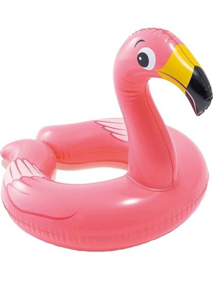 Intex Animal Split Ring - oppustelig badering - 76 x 55 cm - flamingo