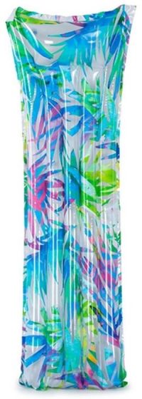Intex Fashion Mat - uppblåsbar badmadrass 183 x 69 cm - tropisk
