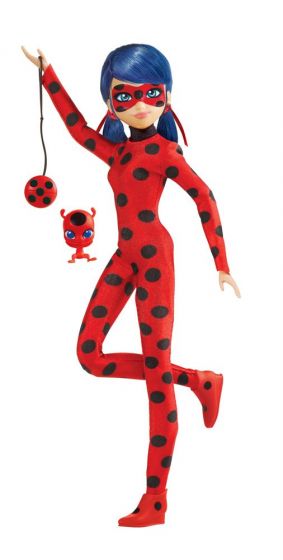 Miraculous Ladybug - dukke med bevegelige ledd - Ladybug og Tikki - 26 cm