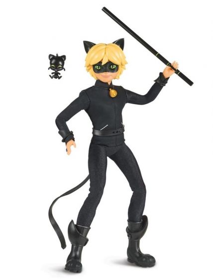 Miraculous Cat Noir - dukke med bevegelige ledd - Cat Noir og Plagg - 26 cm