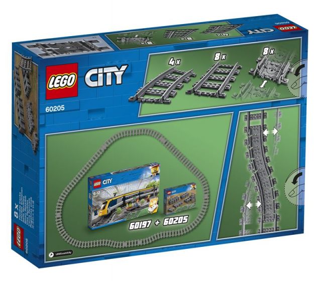 LEGO City Trains 60205 Tog-Skinner og sving