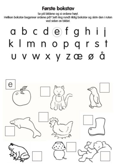 Lek og Lær oppgavebok - jeg skriver bokstaver og ord - 6-8 år