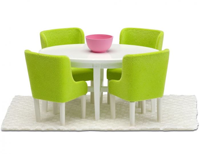 Lundby Småland Matsalsmöbel - 4 stolar och bord