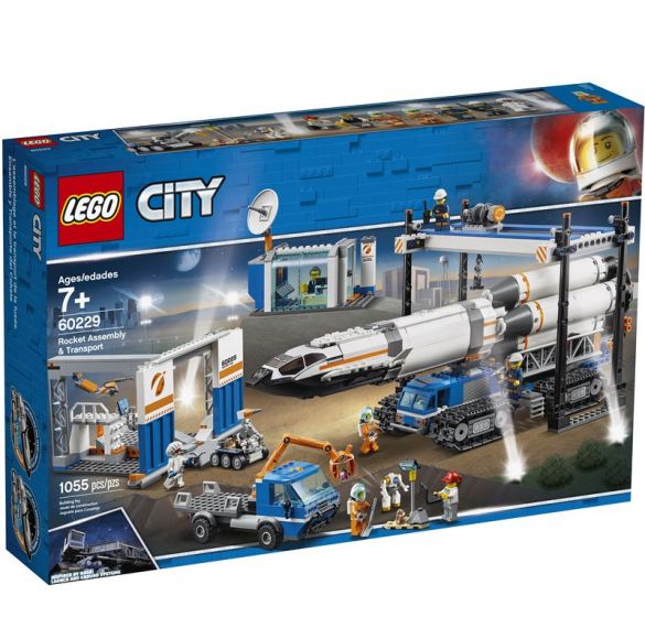LEGO City Space Port 60229 Raketmontering och transport