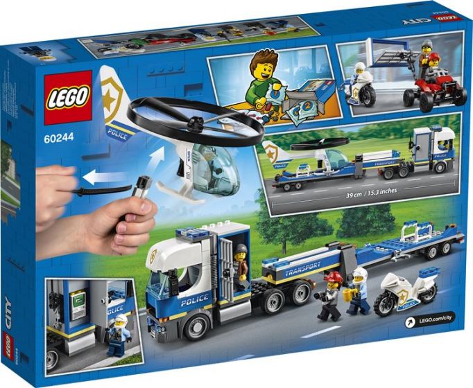 LEGO City Police 60244 Politiets helikoptertransport