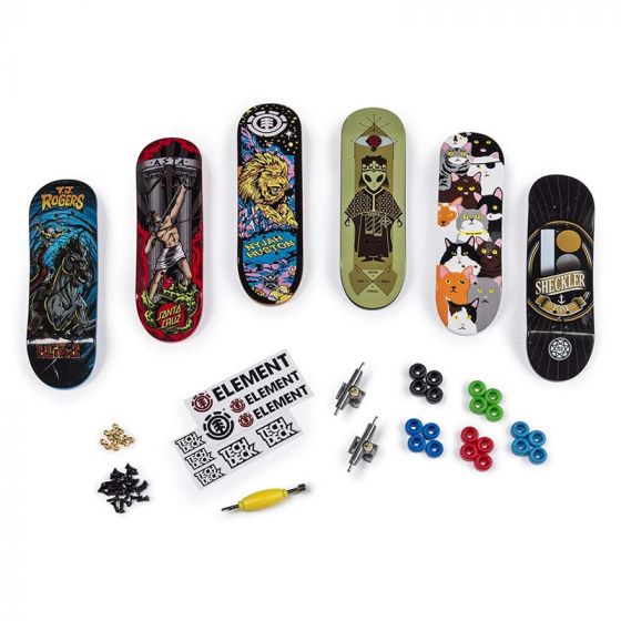 Tech Deck Skateboard bonuspaket 6-pack fingerboards