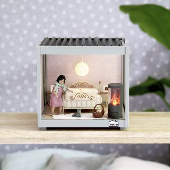 Lundby dukkehusmøbler - ovnssett med belysning