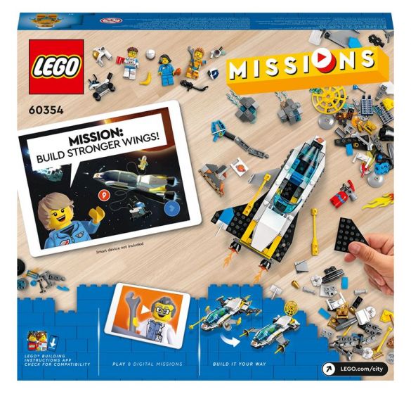 LEGO City Missions 60354 Mars-oppdrag med romskip