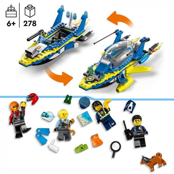 LEGO City Missions 60355 Sjøpolitiet på oppdrag