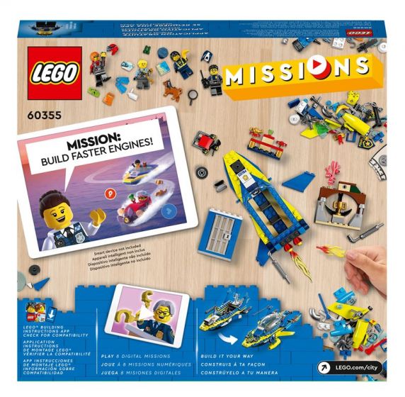 LEGO City Missions 60355 Sjøpolitiet på oppdrag