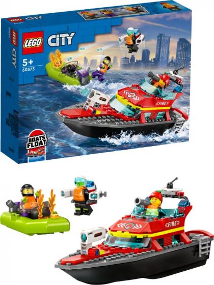 LEGO City Fire 60373 Brannvesenets redningsbåt
