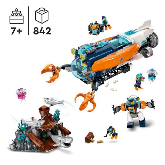 LEGO City 60379 Dyphavsutforskere med ubåt