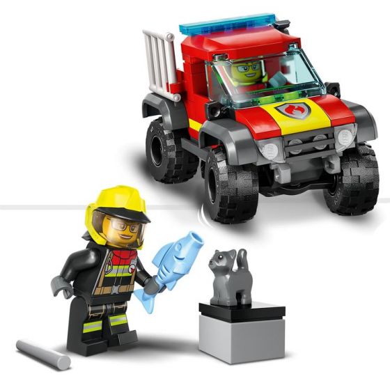 LEGO City Fire 60393 Brannvesenets firehjulstrekker