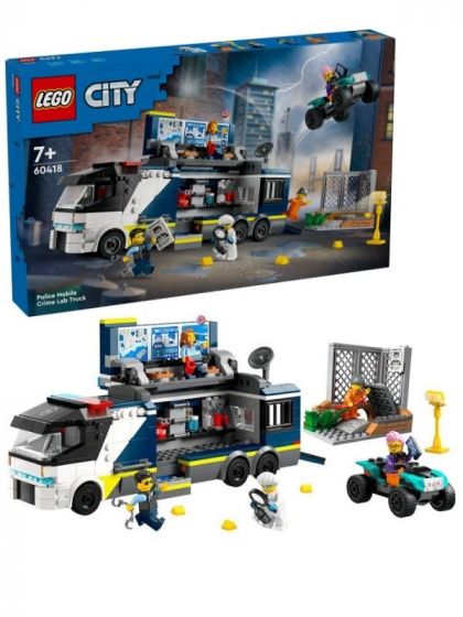 LEGO City Police 60418 Politiets mobile etterforskningslab