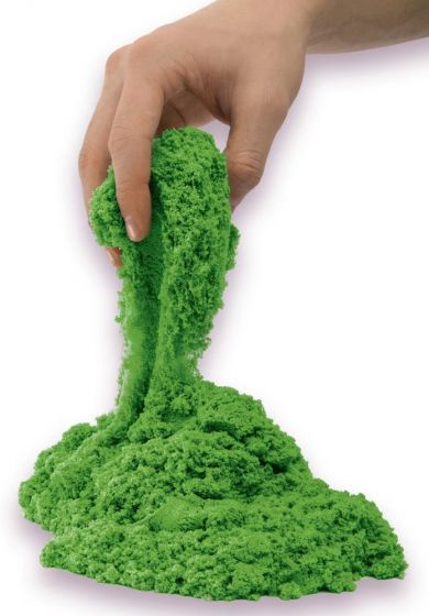 Kinetic Sand - pose med klemmelukking - grønn 907 g