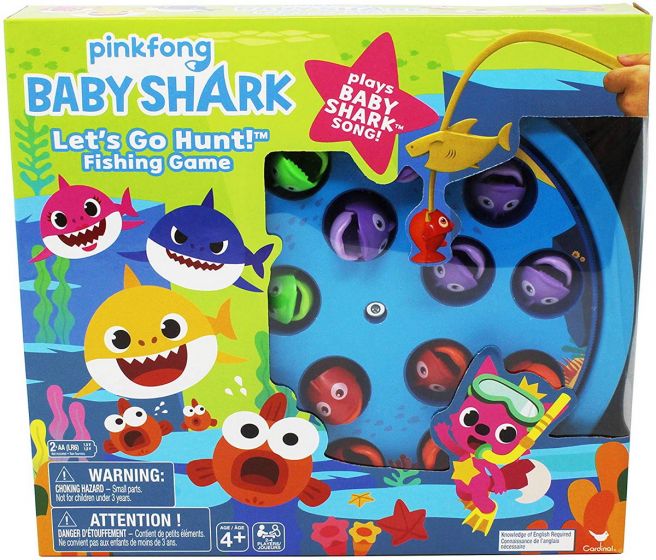 Baby Shark - elektroniskt fiskespel med välkänd signaturmelodi