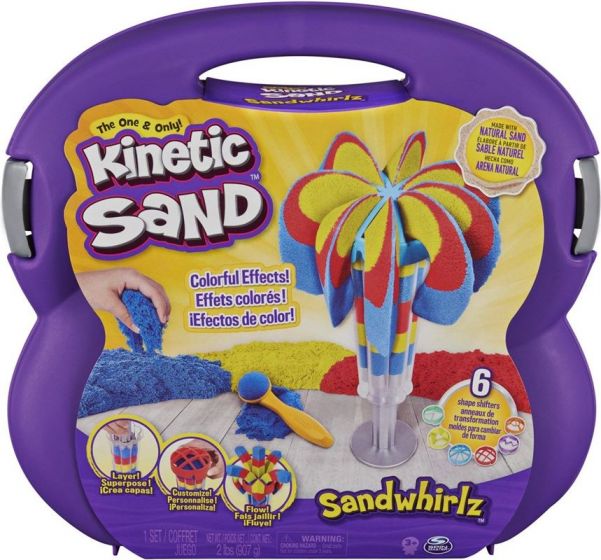 Kinetic Sand Sandvärlden lekset - väska med 3 färger - 900 g