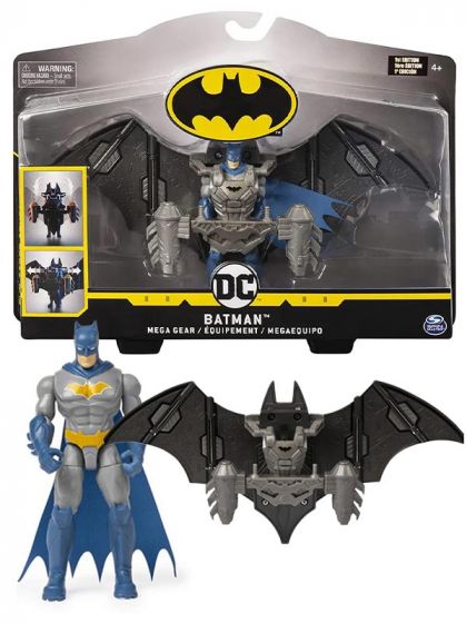Batman MegaGear figursett 10 cm - Batman blå