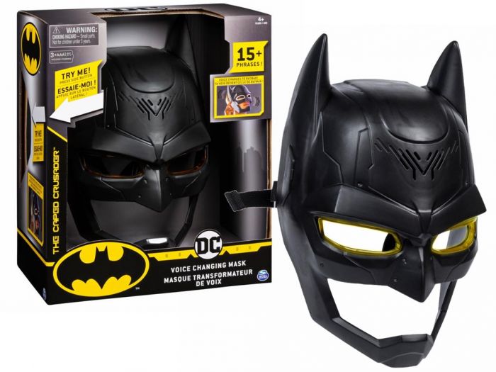 Batman mask med röstförvrängning - ljuseffekter och 15 olika ljud