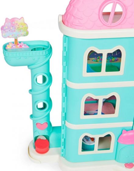 Gabby's Dollhouse Purrfect dukkehus med lyde og sætninger - 60 cm højt med figurer og møbler