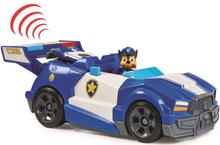 PAW Patrol Movie Chase Transforming City Cruiser 2i1 polisbil - figur och fordon med ljus och ljud