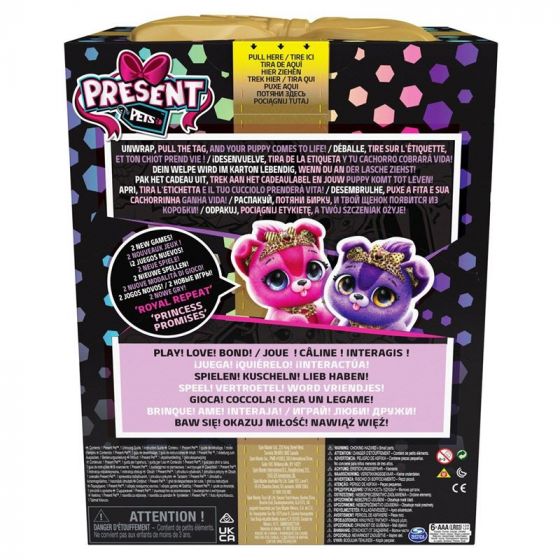 Present Pets - Sparkle Princess Surprise - den interaktive valpen med over 100 lyder og handlinger