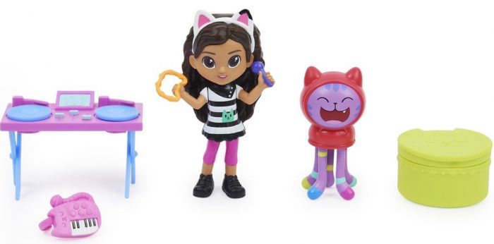 Gabbys Dukkehus Cat-tivity Pack figursæt - Kitty Karaoke sæt med 2 figurer og tilbehør